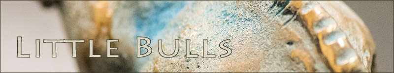 Little bulls - Luciano De Tommaso casting sculptor